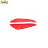 2PCS Red Rear Fog Lamp Light Eyebrow Cover Trim Decor For Toyota bZ4X