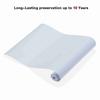 1 rouleau de papier d'impression thermique blanc A4 blanc, 210x30mm(8,3 * 1,2 pouces) Longue durée pour 10 ans