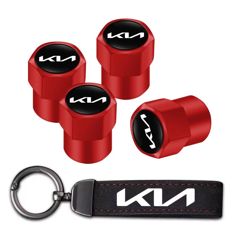 Car Tire Wheel Valve Cap Cover/Car Key Chain Ring Keychain for Kia Sportage Niro Morning Optima K7 K5 K8 K3 K9 Cerato Venga snpwz70