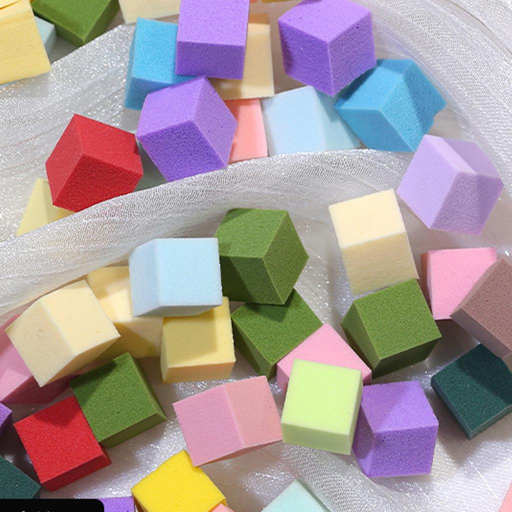 100 Stück Nagelschwämme mit Greifstift für Ombre-Nägel Modische Designs für Frauen Essentielles Set für Nailart