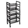 2025 Multifunctional Floor-Standing Kitchen Storage Rack: Multi-Layer Vegetable Basket Shelves