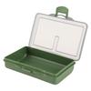 2PCS Fishing Bait Storage Box Small Accessories Storage Box with Dividers for Tackle Accessories
