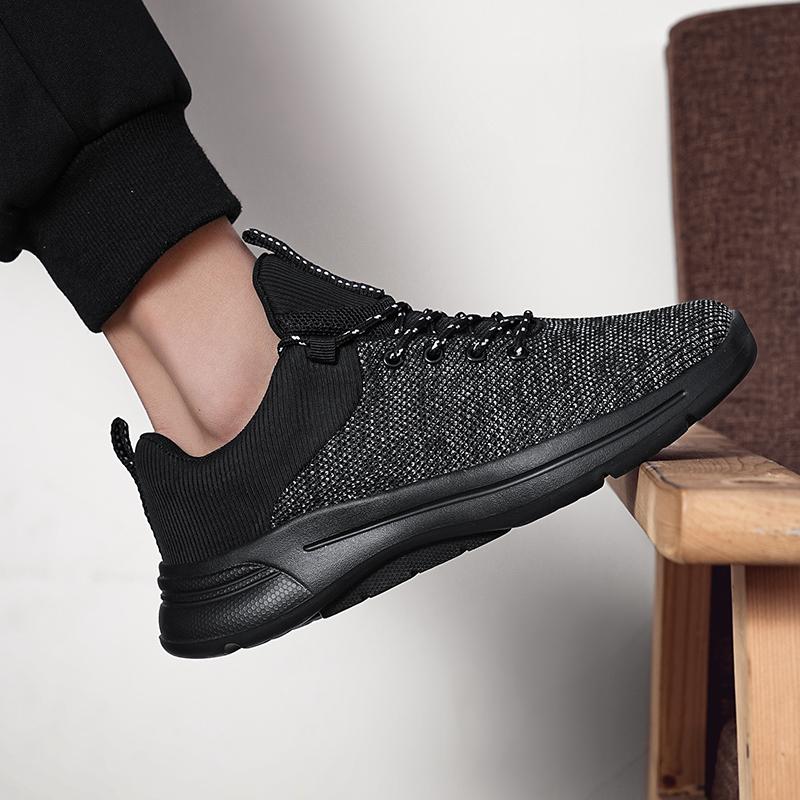 Men Tennis Shoes Women Tennis Shoes Sports Shoes Men Sneakers Breathable Mesh Slip-on Female Sock Footwear Outdoor Thick Bottom Women Sneakers