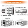 High Pressure Car Wash Water Gun Water Pipe Stainless Steel Quick Connector 3/8 Pipe Joint Car Wash Machine Water Gun