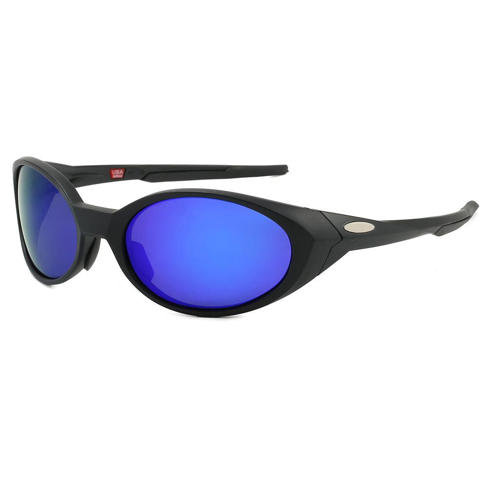 Nowe outdoorowe sportowe nylonowe spolaryzowane okulary przeciwsłoneczne do jazdy na rowerze dla mężczyzn i kobiet, modne retro okulary podróżne i do jazdy 9438