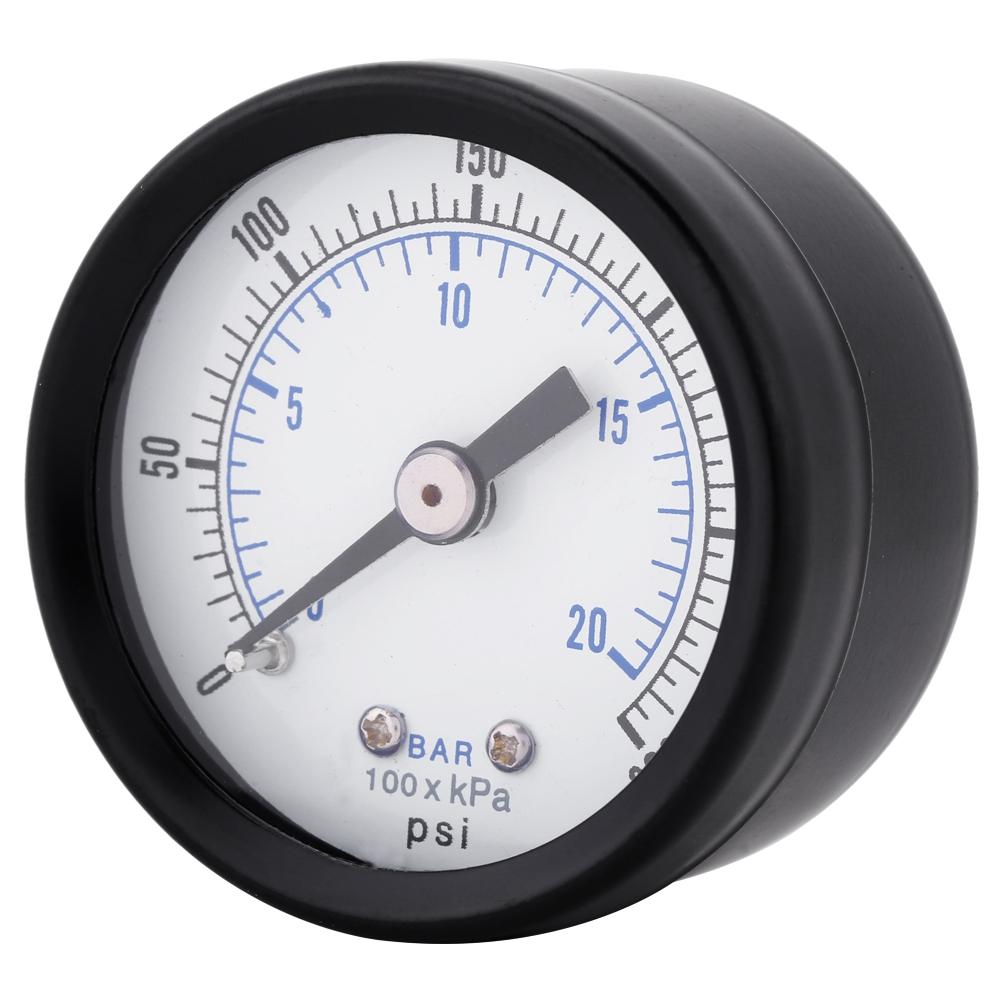 

Mini Pressure Gauge For Fuel Air Oil Liquid Water 0 20bar 0 300psi 1 8 BSPT Thread
