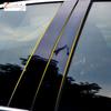 4 ks Kryty sloupků karoserie, lišty dveří, ozdobné lišty oken Samolepky Pro Peugeot 206 2004-2010 207 2009-2013 Citroen C2 2006-2013