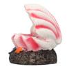 Aquarium Shell Air Bubbler Decoration Simulation Artificial Resin Fish Tank Shell Ornament with Air