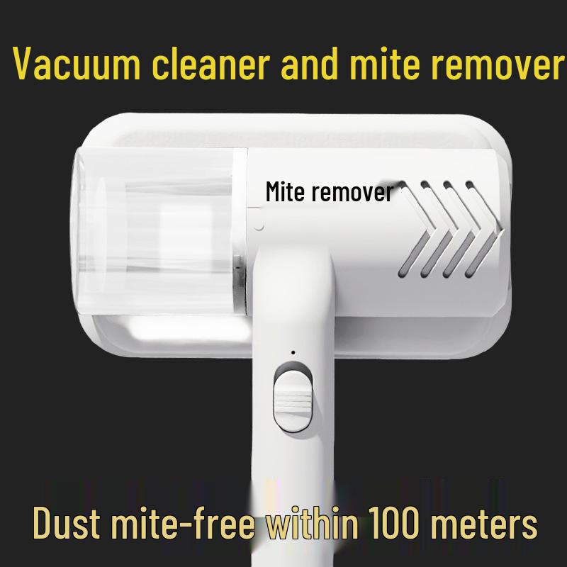 Compact Wireless UV Mite Removal Vacuum Cleaner for Beds and Sofas