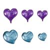 1PCS 3D Heart Shape Silicone Mold Resin Epoxy Keychain Pendants Mould Soap Candle Molds For DIY Jewelry Making Findings