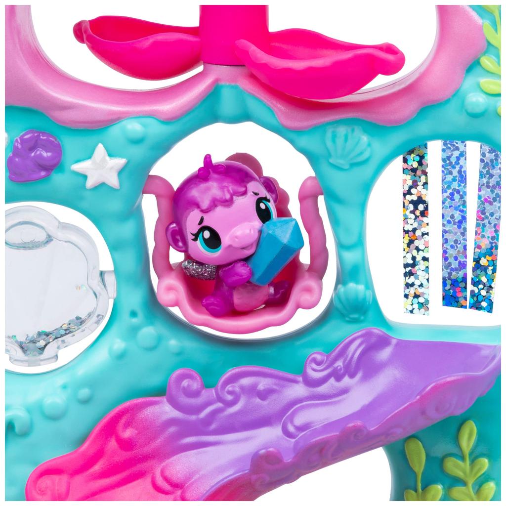 Hatchimals CollEGGtibles, Coral Castle Fold Open Playset with Exclusive Mermal Magic, for Kids Aged 5 and Up, Amazon Exclusive