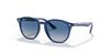 Sunglasses 70624L Transparent Size 46 Kids' 0RJ9070S, Blue, (Free Size, Japan)