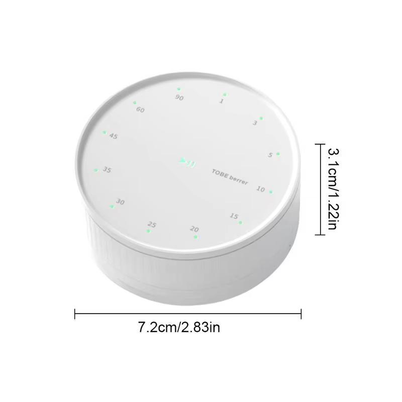 Magnetic LED Rotate Timer Kitchen Baking Tools Simple Household Test Electronic Countdown Stopwatch Baking Timer Learn Mechanics