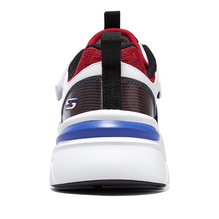 Skechers Bobs Comfortable Outdoor Velcro Kids Casual Shoes Kids Casual Shoes Red Blue White 405257L-WBMT