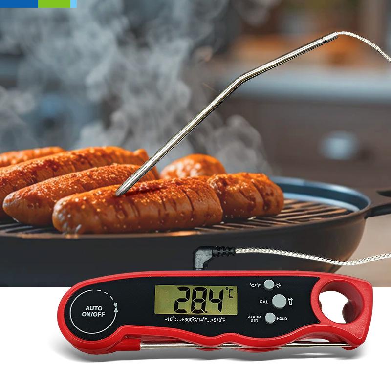 Двухзонный складной термометр для мяса для кухни и гриля