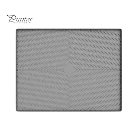 Silicone Sink Mat Waterproof Sink Liner Cabinet Protector Organizer Drip Tray Oil-Proof Easy To Clean Multi-Functional Kitchen Shelf Liner