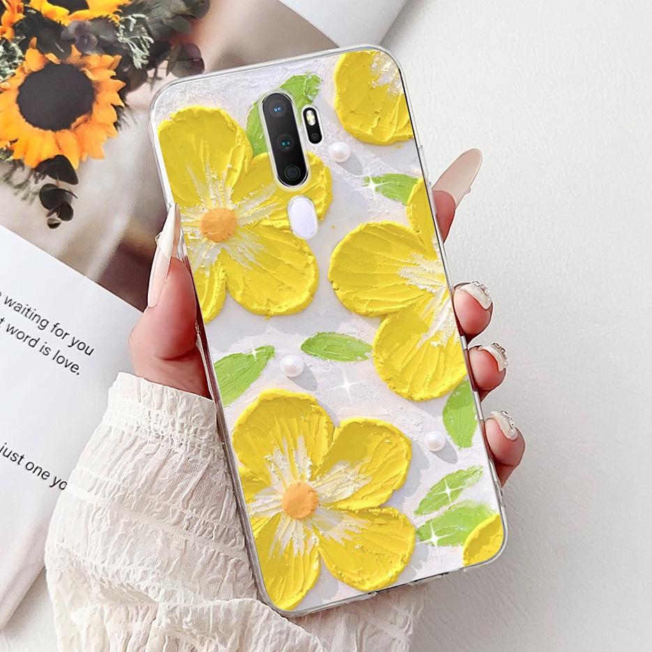 For Oppo A9 2020 Case Oppo A11x New Luxury Painted Cover Shockproof Phone Case For Oppo A5 2020 A92020 OppoA11x Soft Fundas Bags