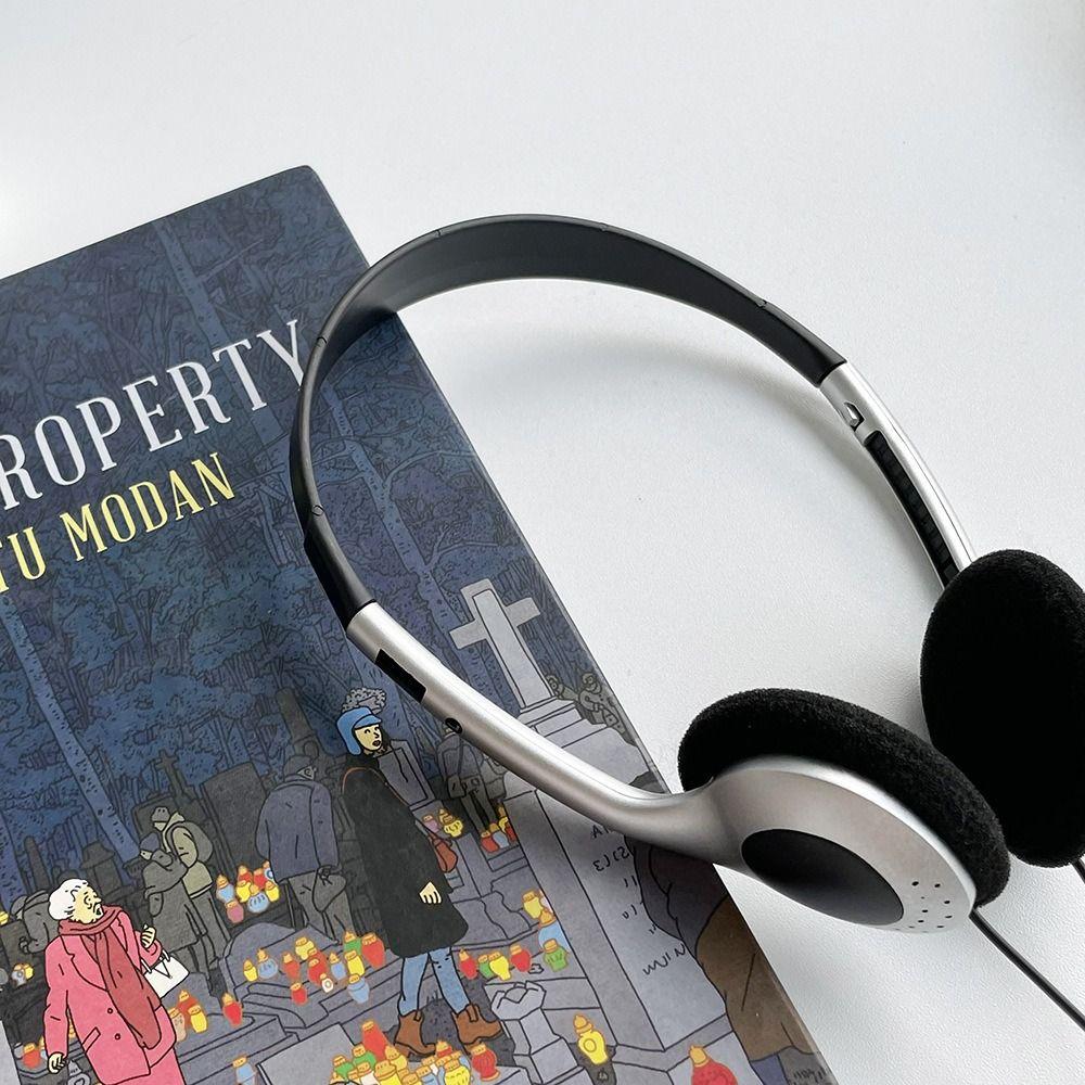 Overhead Earbuds Y2k Personality Retro Headset Retro Nostalgic Headse  Computer MP3 Player