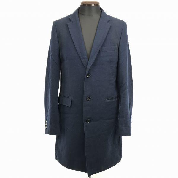 

JOURNAL STANDARD Wool Chester Coat Outerwear/Men’s L/Navy/Side Pockets