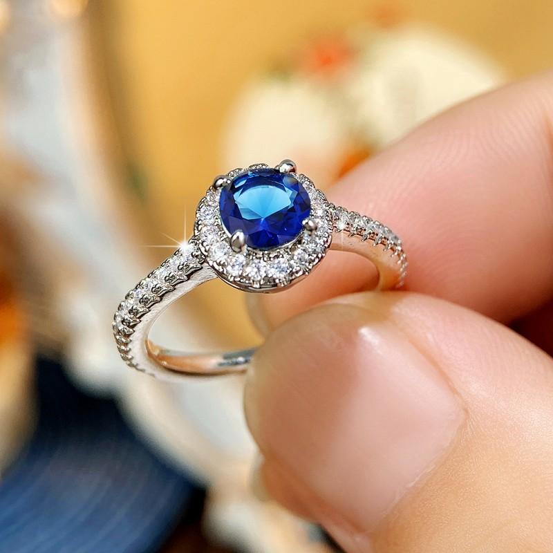 Temperament Wedding Rings for Women Luxury Inlaid Sparkling CZ Engagement Anniversary Party Lady Rings New Trendy Jewelry
