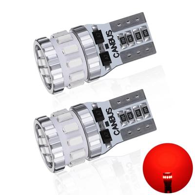 T10 LED Red Explosive Light, 2 Pcs, Built-in Canceller, LED T10, Compatible with Vehicle