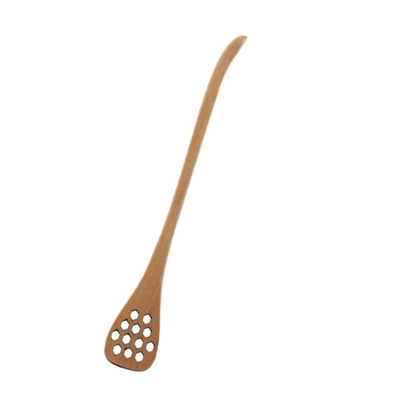 Wooden Honey Spoon Honeycomb Mixing Spoon Long Handle Wooden Spoon Solid Wood Tableware