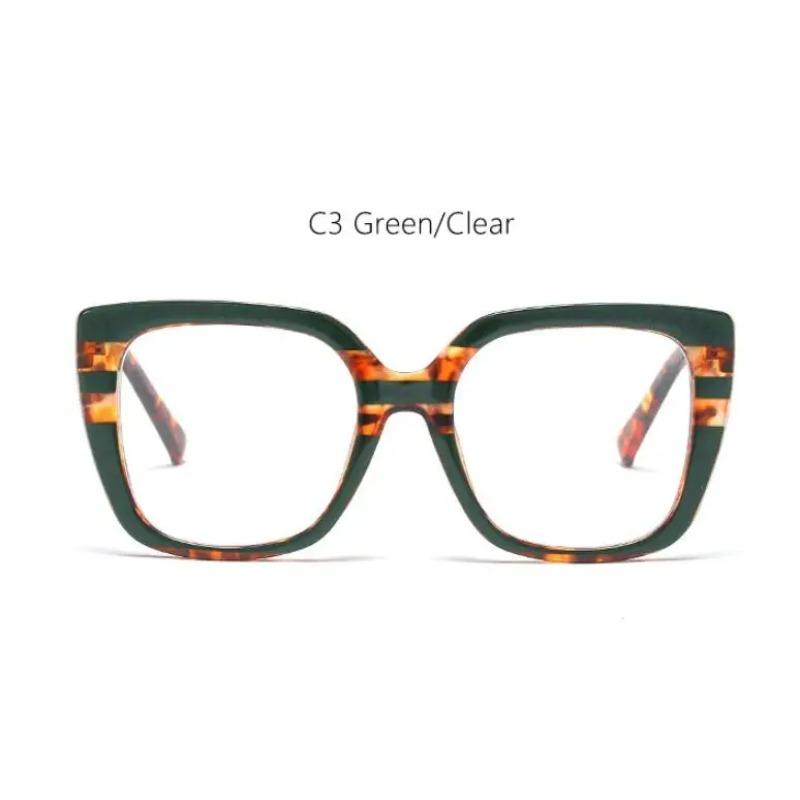 Black Square Glasses Frame Women Vintage Eyeglasses Myopia Nerd Optical Glasses Frame Spring Hinge Transparent Glasses Eyewear