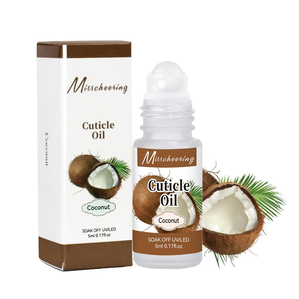 Prevent Agnail Cuticle Repair Oil 5ml Nail Treatment Hydrating Nail Nutrition Oil  for Nail Care Coconut Flavor