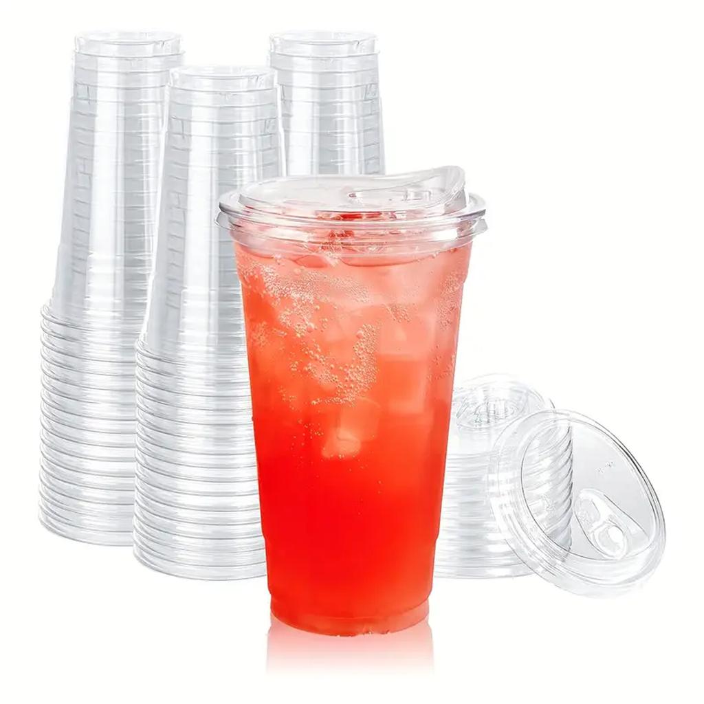 10PCD Disposable Plastic Cup Food Safe Drinking Cup Suitable For Hot/Cold Drinks Suitable For Schools, Offices, And Activities
