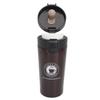 Insulated Coffee Cup Dual Layers Stainless Steel Portable Snap Flip Lid Insulated Coffee Bottle Coffee 380ml