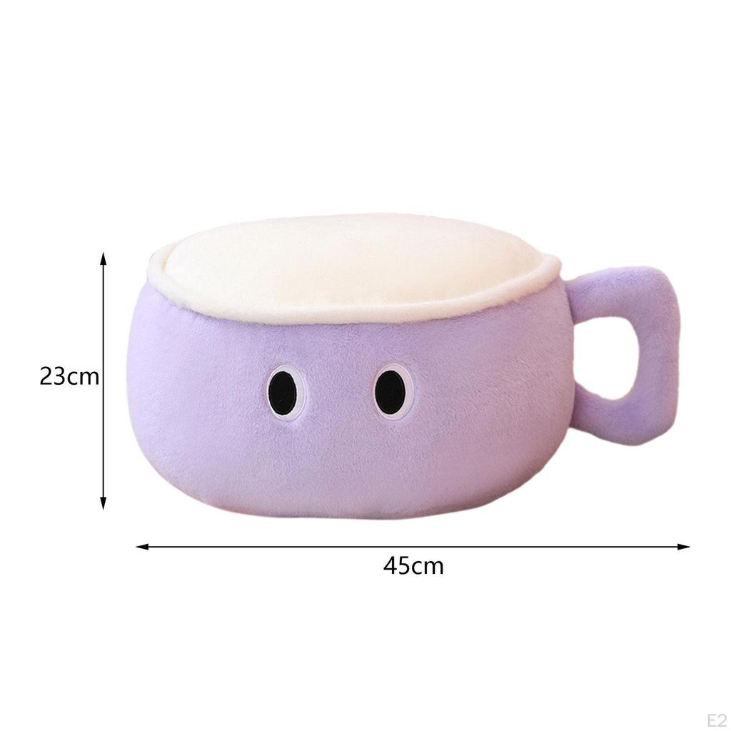 Throw Pillow Cup Shape Cushion Decorative for Christmas Living Room