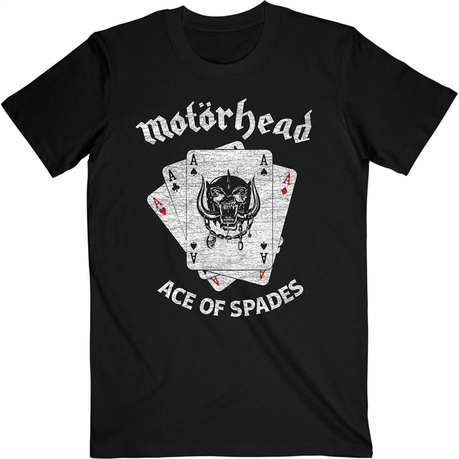 MOTORHEAD cd lgo Flat War Pig ACES CARDS Official SHIRT 2XL New ace of spades M