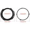 Headlight Mounting Brackets ForJeep Wrangler JK 2007-2017 7 Inch Round Ring Headlight Mounting Brackets Mounting Retaining Set