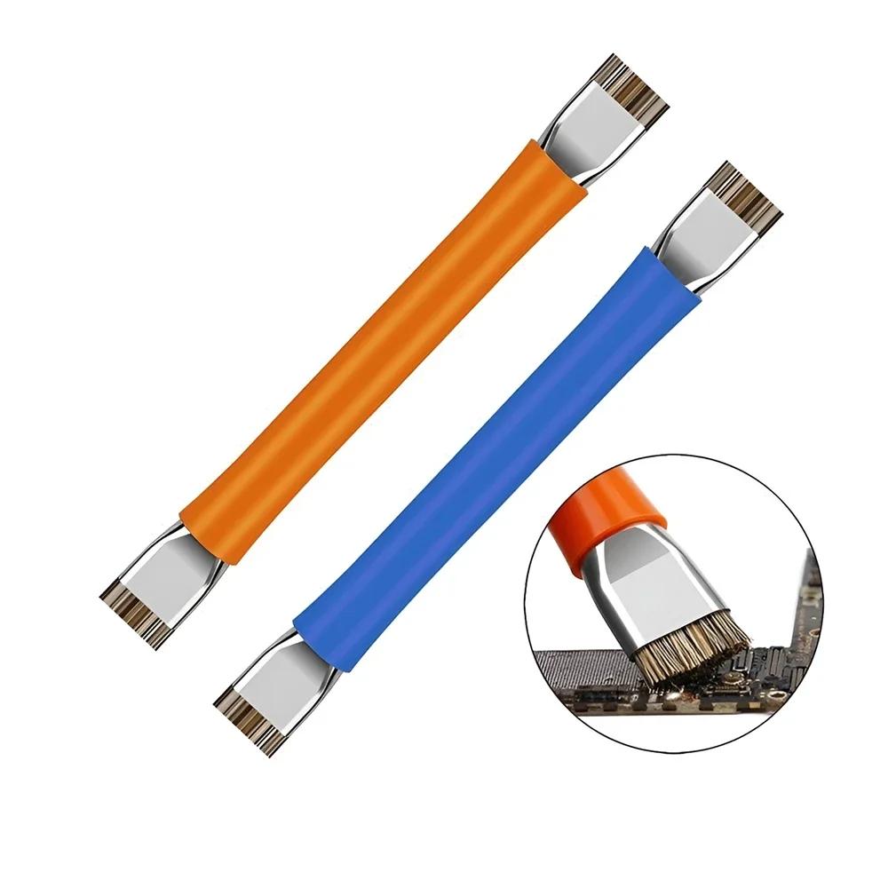 Anti-Static ESD Double Headed Brush Circuit Board Repair for IC Chip PCB Welding Mobile Phone/Computer Mainboard Cleaning