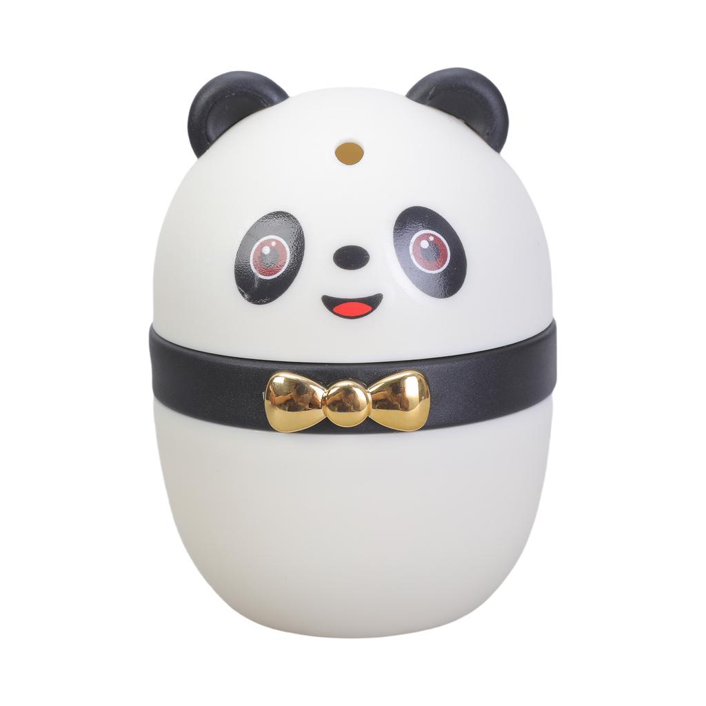 Adorable Panda Shaped Toothpick Dispenser Convenient Press Mechanism Perfect for Home Dining Tables and Restaurants