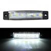 LED Side Marker Light 12V White Indicator Lamp For Buses/Trucks/Trailers/Lorries