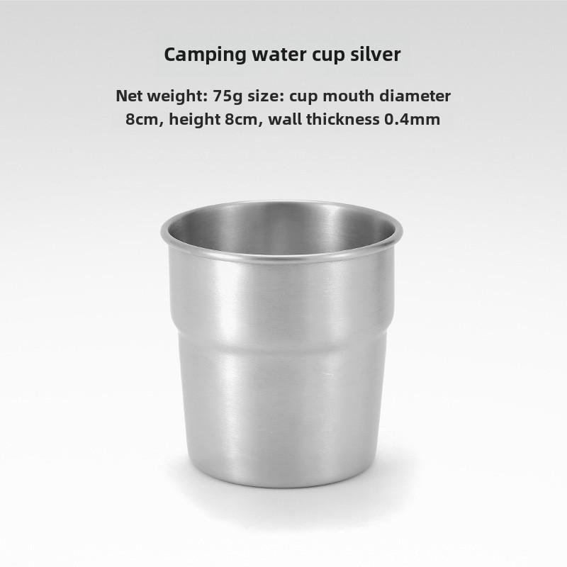 Mehrzweckbecher aus Edelstahl für den Außenbereich zum Campen, für Bier, Kaffee, Wasser und Getränke