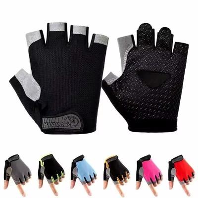 Breathable Women Men Cycling Gloves Fingerless Gym Training Gloves  for Men Women