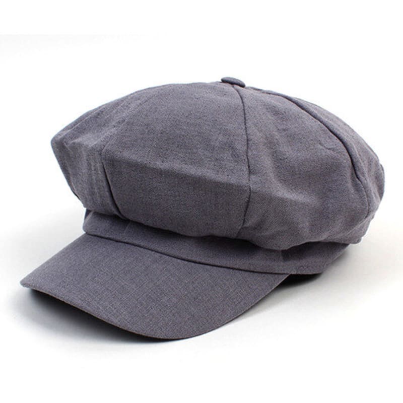 Universal Chemistry Modern Linen Gray Newsboy Cap