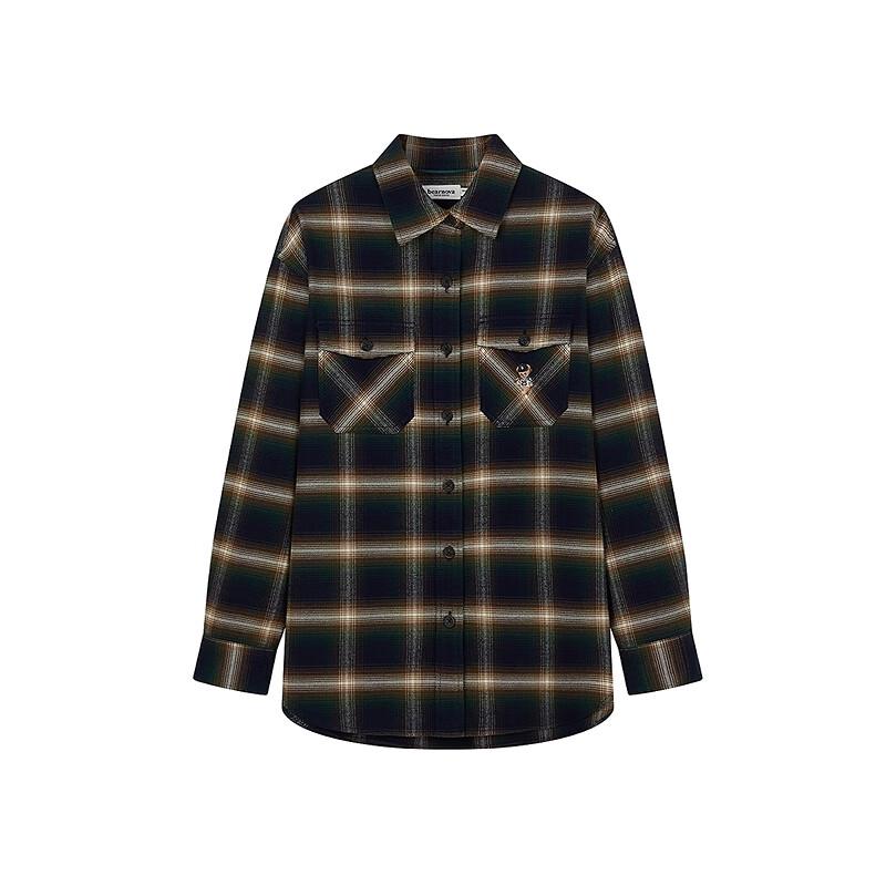 Teenie Weenie Women's Retro Plaid Brushed Shirt