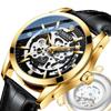 Mens Watches Fashion Luxury Hollowing Automatic Mechanical Watch Waterproof Luminous Watch For Man
