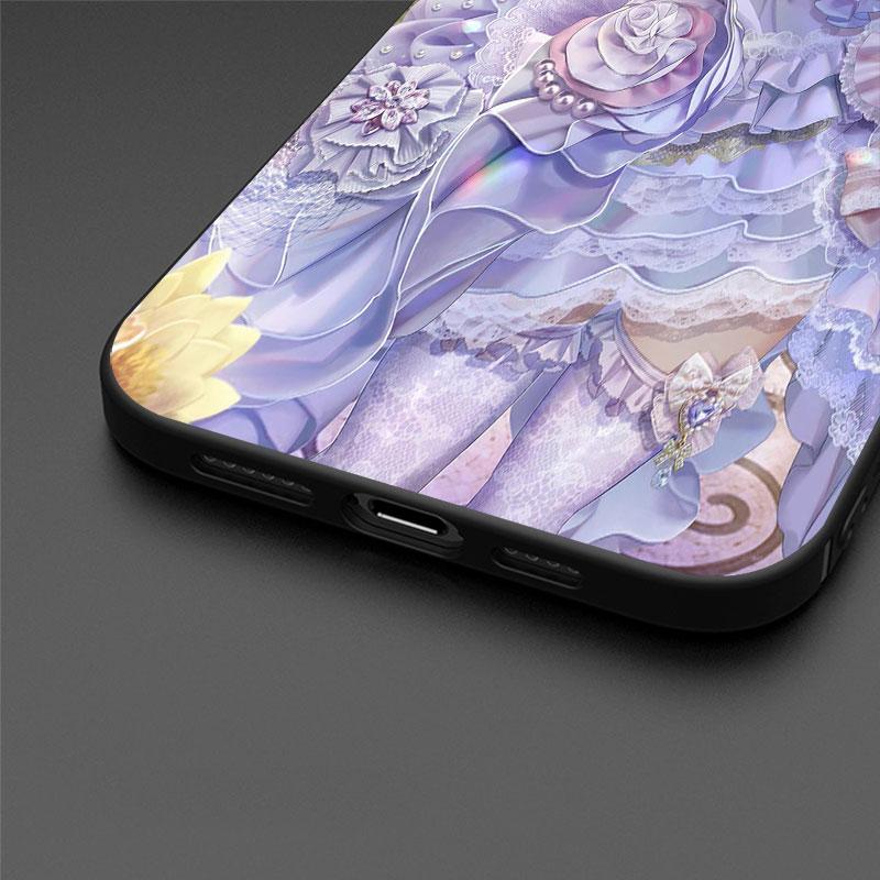 Soft Case For Apple iPhone 11 13 Pro Max 14 12 Mini 7 8 Plus X XS XR SE 2020 6 6S 5 5S Phone Cover Funda Genshin Impact Girl Sac