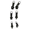 INF Universal Zipper Slider, Pack of 6 The Black