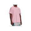 Under Armour Letter Print Sports American Vintage Short Sleeve T-Shirt Men Tops Pink 1376807-676