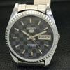 REFURBISHED SEIKO 5 AUTOMATIC MENS WATCH JAPAN MADE BLACK DIAL CUSTOM A440036-2 QV90-a440036