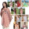 Multicolor Sunscreen Shawls Long Style Long Scarves Fashion Beach Scarf  Beach