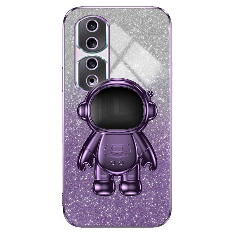 For Honor 90 Pro Astronaut Kickstand Phone Case PC+TPU Anti-Scratch Cell Phone Cover