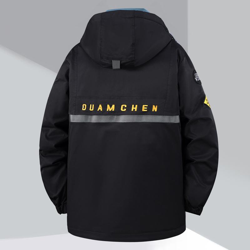 Talla Grande 5XL-11XL Moda Parkas de Hombre Abrigo de Invierno con Capucha Casual Suelto Grueso Cálido Sobredimensionado Ropa Exterior Chaquetas de Hombre