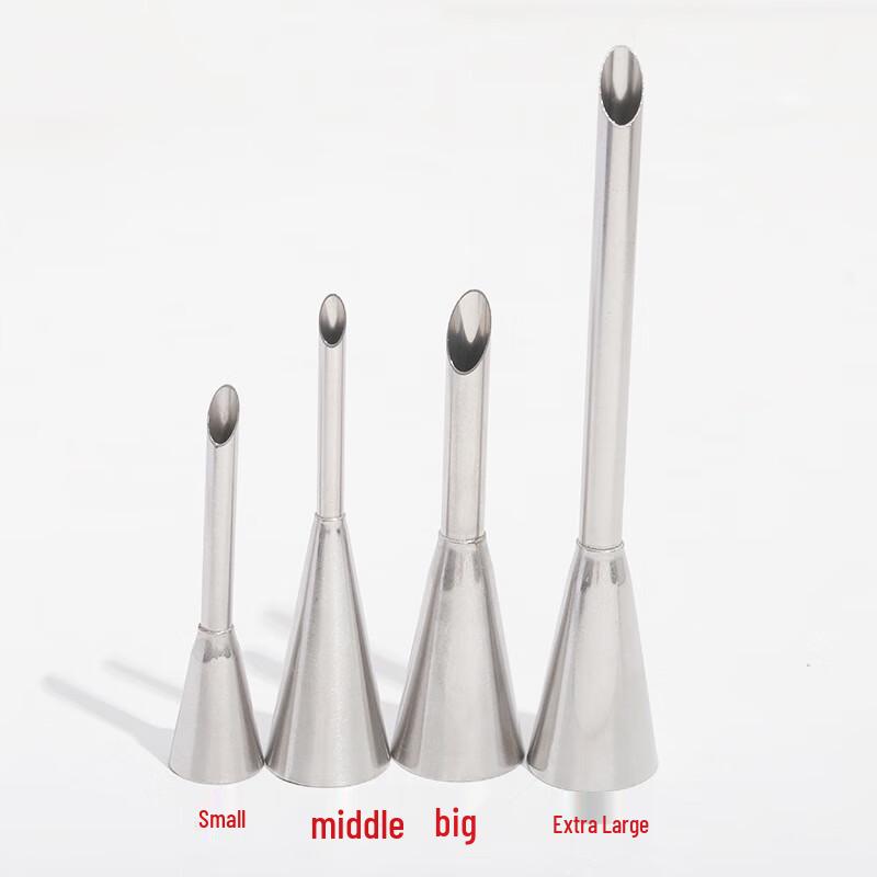 

ZISIZ Stainless Steel Cream Puff Nozzle 4-Piece Baking Set