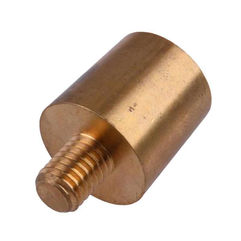 2Pcs M8 Thread Cone Battery Pole Adapter Terminals Connectors Fittings Brass Universal for Automobile Car Boat RV